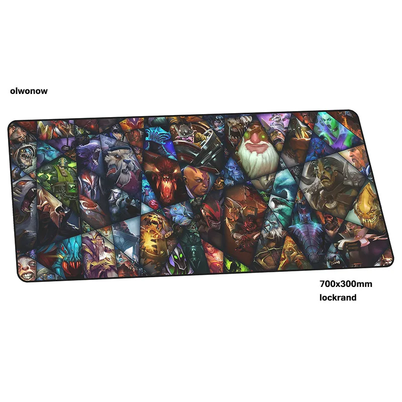 Игровой коврик для мыши olwonow DoTA 2 натуральный каучук компьютерный Настольный