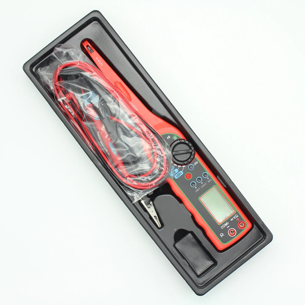 Car Digital Screen Electric Automotive Circuit Tester Multimeter Lamp Car Repair Automotive Electrical Multimeter