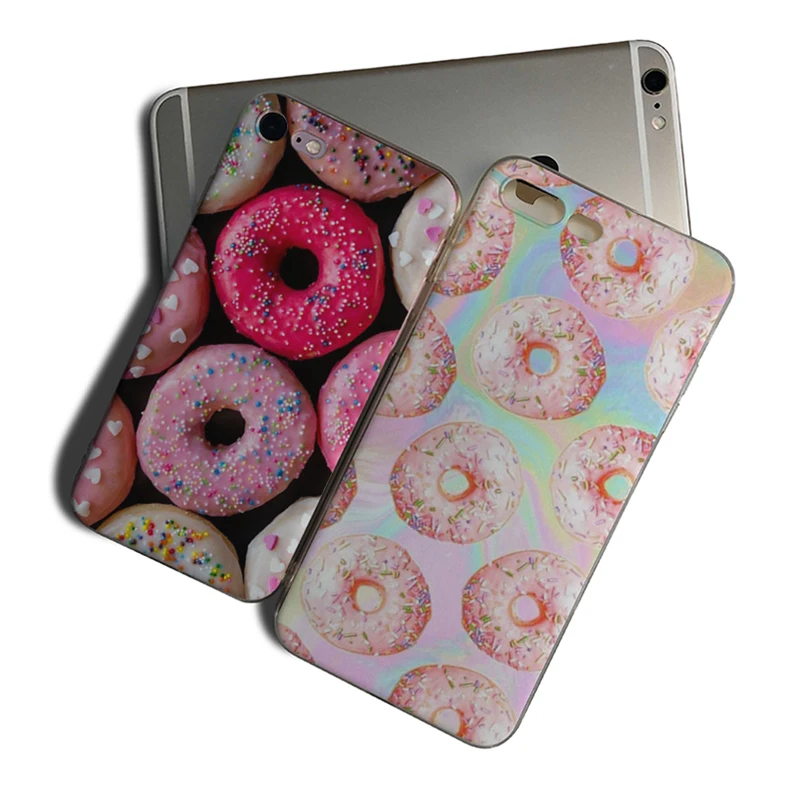 

IMIDO Banana Fries Donuts phone coque For Iphone 6 6S 6PLUS 6SPLUS 7 8 7PLUS 8PLUS X XS XR XSMAX 5 5S SE