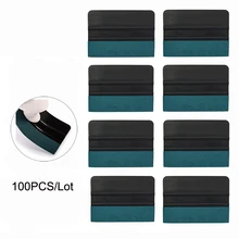 EHDIS 100pcs Suede Felt Squeegee Window Tint Tools Car Foil Wrapping Vinyl Sticker Film Install Tool House Car Cleaning Scraper EHDIS 100pcs Suede Felt Squeegee Window Tint Tools Car Foil Wrapping Vinyl Sticker Film Install Tool House Car Cleaning Scraper