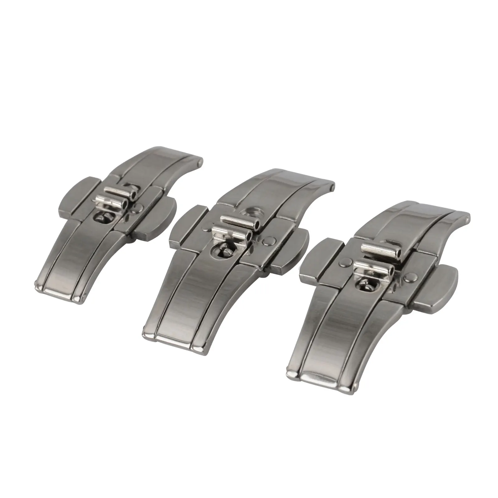 

Shellhard 1Pc 18mm 21mm 23mm Butterfly Buckle Watch Push Button Hidden Butterfly Clasp Buckle For Watch Straps Bands