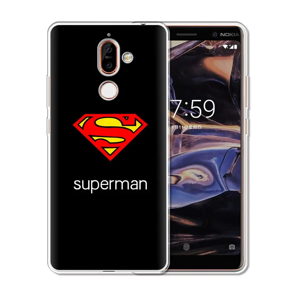 Чехол для Nokia 1 2 3 5 6 7 8 9 X7 X5 X6 2018 Plus чехол телефона мягкий силиконовый бампер из