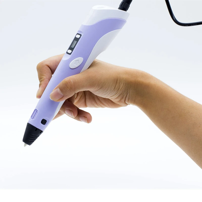 

Hot sale  3 d intelligent pen to the child good free 3 d printing pen PLA/ABS/children education/school/children's toys