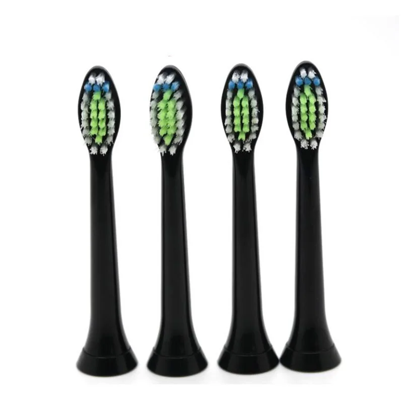 

4Pcs/1Packs Black Toothbrush Heads Replacement For Philips Sonicare FlexCare Diamond Clean HX6064 HX6930 HX9340 HX6950 HX6710