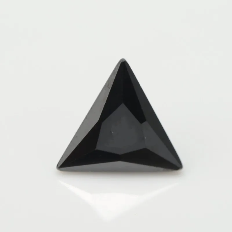 

2x2~12x12mm Triangle Shape 3A White color CZ Stone Synthetic Gems Cubic Zirconia For Jewelry