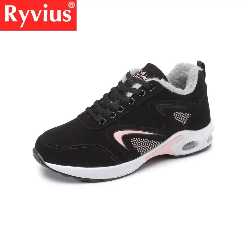 

Ryvius 2018 New Ladies Plus Velvet Warm Winter Running Shoes Non-slip Cushioning Cushion Sports Shoes Gorgeous Fashion Shoes hot