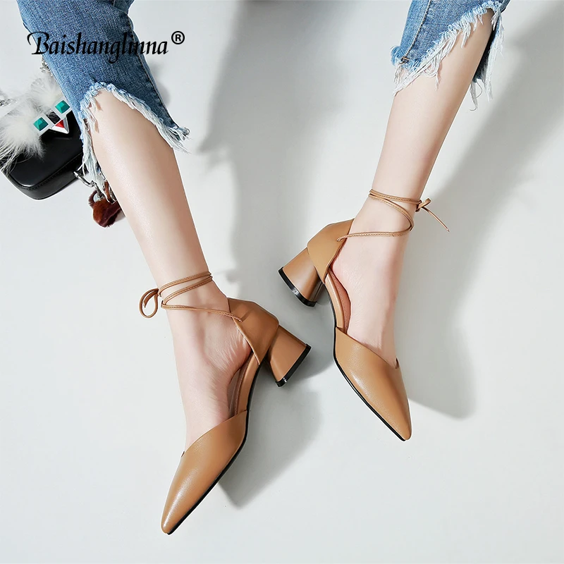 heels with square front