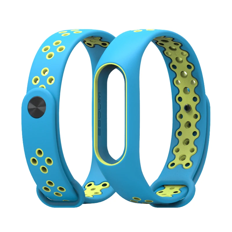 Цветной спортивный ремешок для Xiaomi Mi Band 2 сменный силиконовый браслет Аксессуары