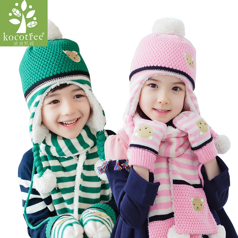 toddler hat scarf and mittens