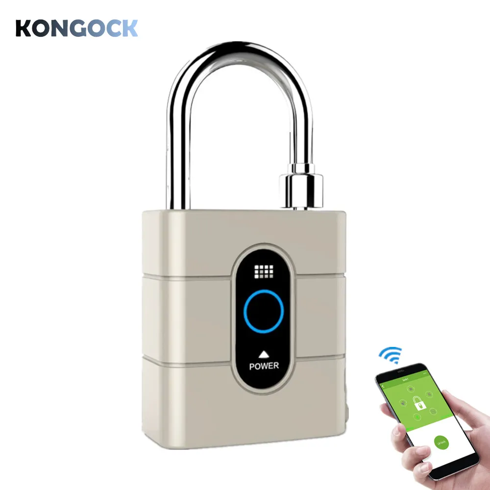 

Bluetooth APP mini Padlock, Security Waterproof Keyless lock for House Door, Fence, Backpack, Suitcase, Office, Bike etc