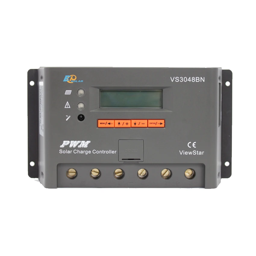 

1pc x 30A 12V 24V 36V 48V ViewStar VS3048BN EP PWM Solar system Kit Controller with LCD