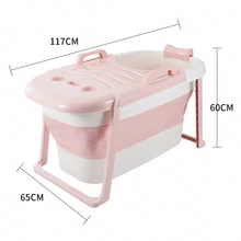 Утолщенная Складная Ванна для взрослых, баррель для ванной, домашняя ванна для тела, Детская ванна, баррель, ванна с крышкой