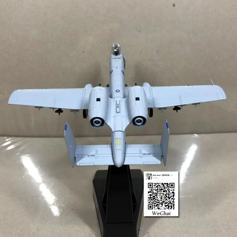 WLTK 1/100 масштаб A-10 Thunderbolt II Warthog Штурмовик 23-й TFW Летающие тигры литая под давлением металлическая модель истребителя игрушка для коллекции