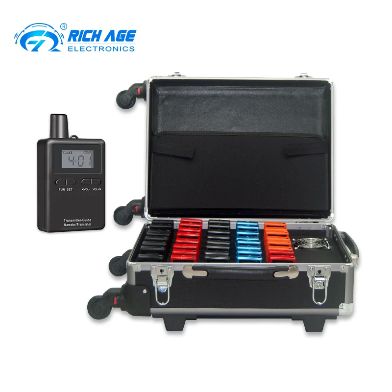 RichiTek Guard Tour System Mic 2 передатчика + 38 приемников для наружных групп с конденсаторным