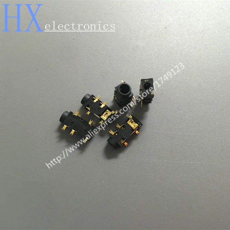 Free shipping 500PCS PJ 327A 3 2 2 3 3 5 headphone jack headphone jack headphone hole digital headphones
