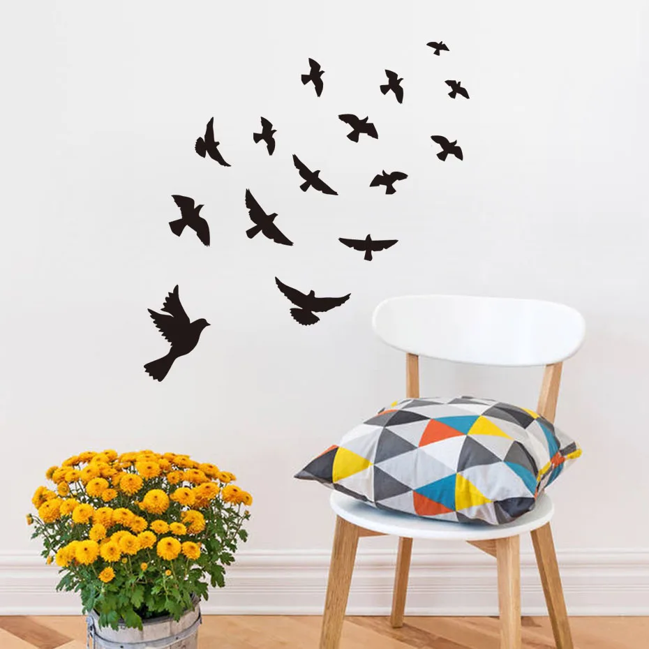DCTOP-Diy-Black-Flying-Birds-Vinyl-Wall-sticker-For-Kids-Rooms-Bedroom-Decals-Poster-Wallpaper-Wall (2)