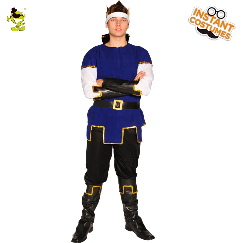 Prince Mediaeval Costume Halloween Costumes Mens Prince Role Play