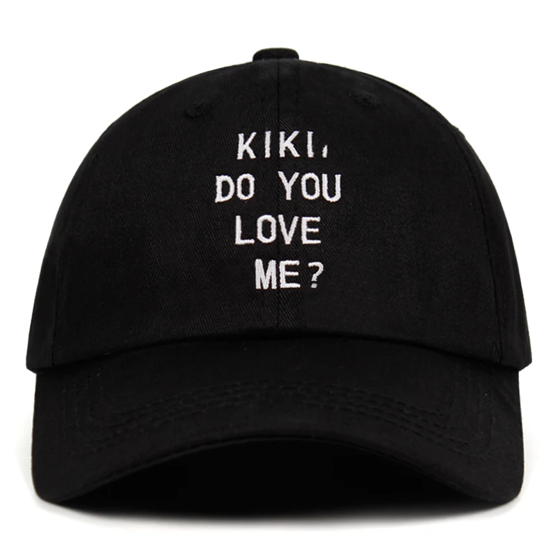 Лидер продаж бейсболка из 100% хлопка с надписью Kiki you love me|Мужские бейсболки| |