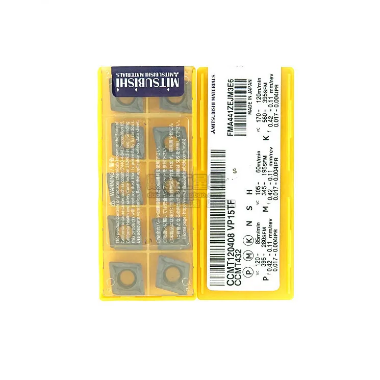 

CCMT120404 VP15TF CCMT431 Carbide Inserts Cutter CNC Lathe Turning Tools For Metal Internal Turning Tool Wholesale CCMT120404