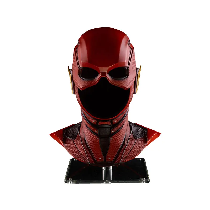 

Estartek 1:1 Real Size Mavel Lightning Man Flashman Helmet for Cosplay and Fans Holiday Gift
