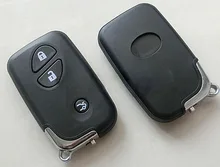 3 Buttons Smart Card Remote key Shell Case For Toyota Lexus Ex CT GX GS LS RX RC With Smart Key Blade Fob Cover