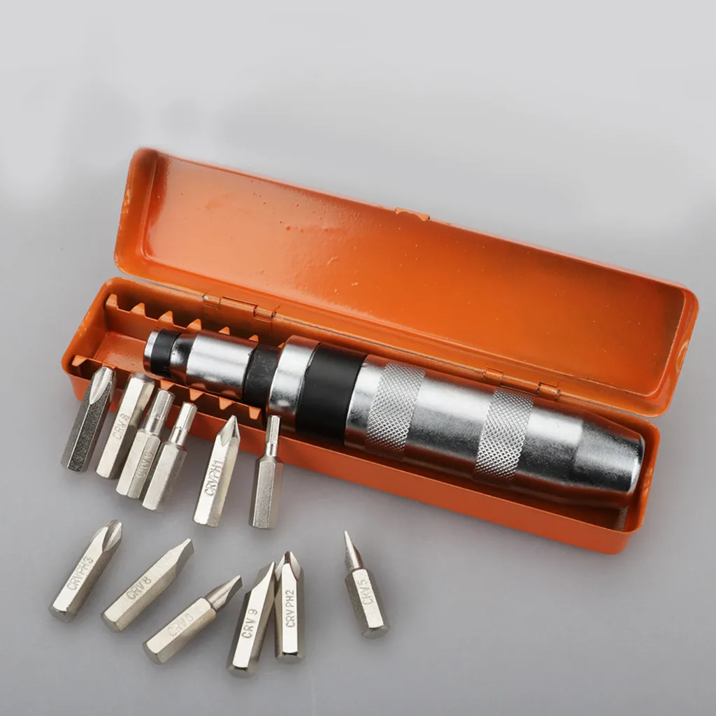 

13 In 1 Impact Batch Screwdriver Set Bit Remove Nut Rust Cordless Multi Function Screwdriver puntas de atornillador Hand Tools