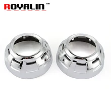 ROYALIN Автомобильные фары проектор для Apollo 3,0 кожухи Bi Xenon объектив маски для век теплозащита для Land Rover Автомобиль Стайлинг лампа модернизации