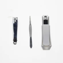 3 шт./компл. ногтей бровей инструмент по уходу за ногами комплект включает в себя пилка для ногтей кусачки для ногтей ног резак пинцет для бровей для Для мужчин Для женщин