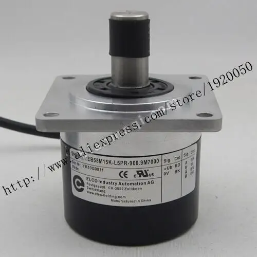 

EB58M15K-L5PR-900.9M7000 Elco ELCO 900 rotary pulse encoder solid shaft