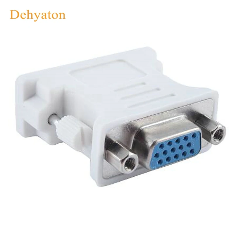 

Dehyaton 2018 Hot DVI 24+5 Male to VGA Female Converter VGA to DVI adapter VGA Adapter Convertor for PC Laptop Tablet Projector