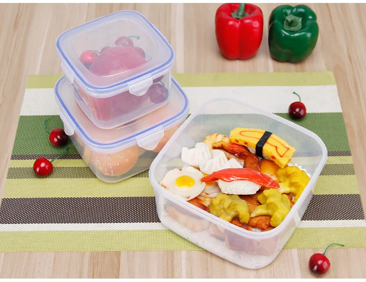 Кухня Bento коробка для хранения еды еда преп Ланч-бокс холодильник свежесть для детей школьная Посуда Набор Открытый Пикник