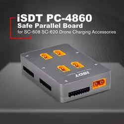 ISDT PC-4860 безопасный параллельно доска XT60 разъем параллельного 1-8 s зарядки доска для SC-608 SC-620 Drone зарядки аксессуары