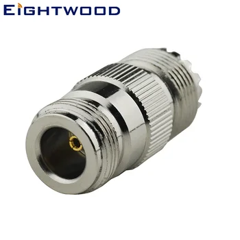 

Eightwood 5PCS N to UHF SO-239 Car Radio Antenna RF Coaxial Adapter N Jack Female to UHF SO-239 Jack Female Connector Straight