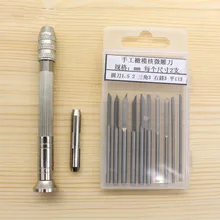 11 шт ручной работы Нож для оливкового яйца микро 1,5-3 косой рот, чтобы изменить голову