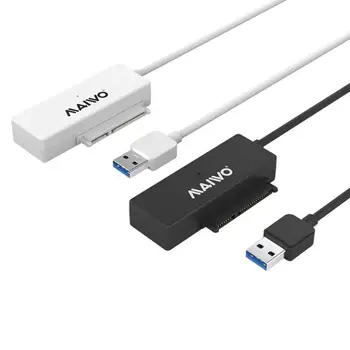 

MAIWO K10435A USB3.0 to SATA 1/2/3 Converter Cable with power supply slot for 2.5 inch HDD SSD hard drive HD disk