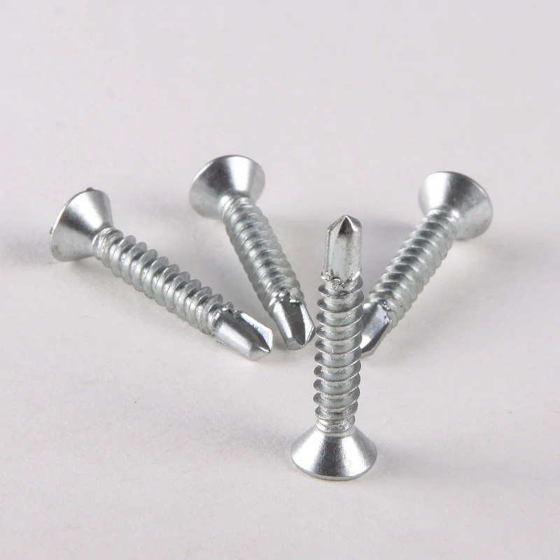410 Stainless Steel Low Price Flat Head Self Drilling Screw / Countersunk Head Self Drilling