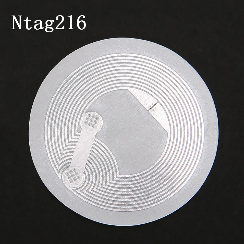 

NTAG216 NFC TAG Sticker Key Patrol Label RFID Tag For Access Control Card 10 Pcs
