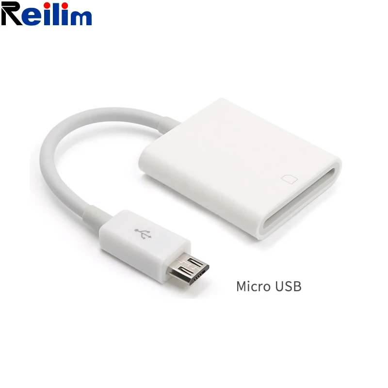 Reilim адаптер для считывания камеры Micro USB порт SD карта OTG считыватель мобильного