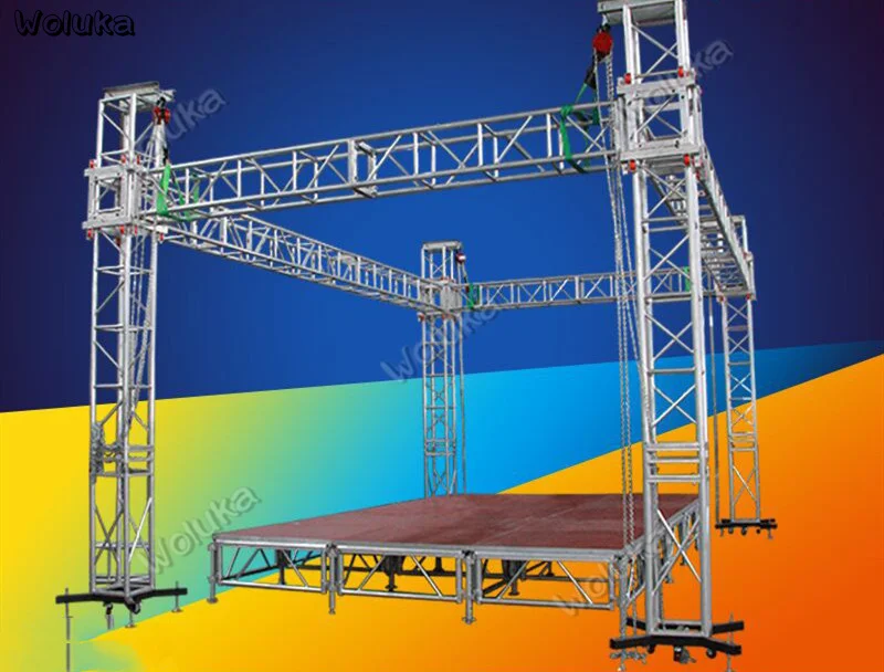 4*5 м фоновая рама стальная сценическая полка ферма алюминиевый сплав освещение рамка задний план CD50 W03