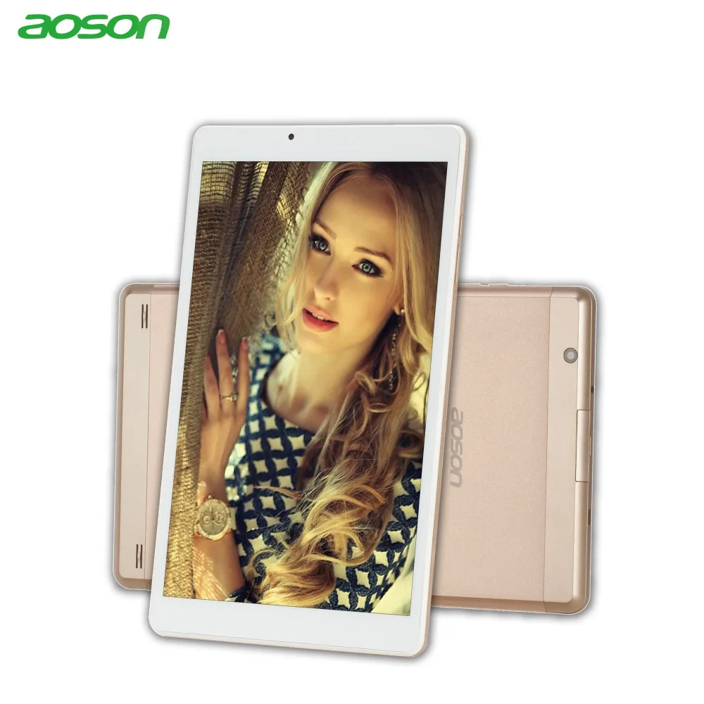 

Aoson R103N 10.1 inch Andriod 7.0 Tablet PC 2GB RAM+32GB ROM Quad Core 5MP Bluetooth WIFI FM GPS IPS Metal Case Luxury Golden