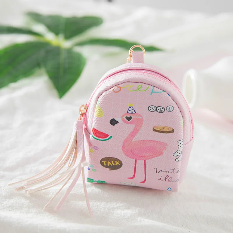 Fancy& Fantasy Горячая Фламинго сумка в форме брелка Портмоне на молнии маленький кошелек сумочка с брелоком кошелек кулон ювелирные изделия