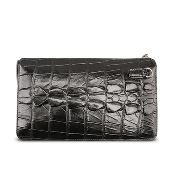 

Fashion Real Crocodile Leather Men Clutch Bags Luxury Handbags Man Alligator Bags Designer Genuine Leather Purses and Handbags