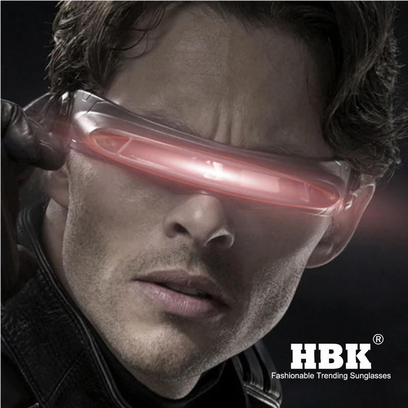 

HBK X-man laser Cyclops sunglasses designer Special Memory materials Polarized Travel Shield Cool Sunglasses UV400 PC K40021