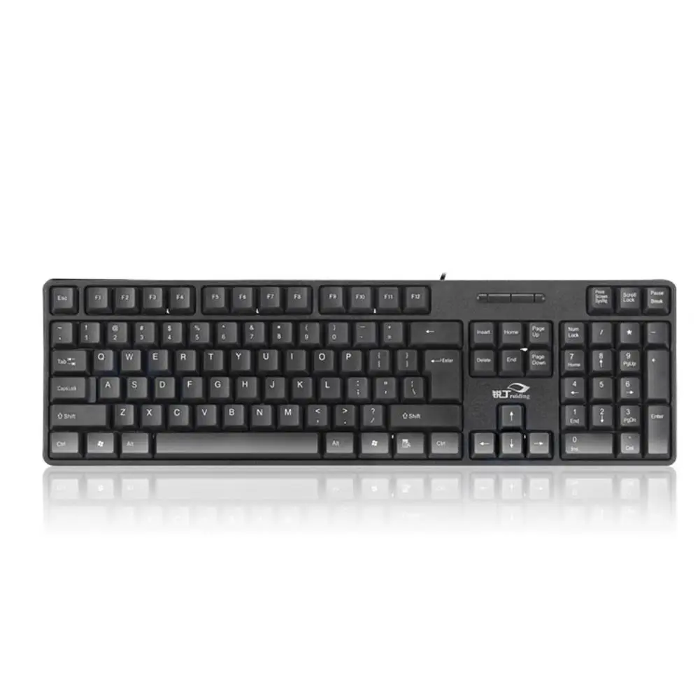

Ruiding N100 Official Using Black USB Cable Wired English Keyboard for Windows Computer Laptop Desktop PC Only Black Available