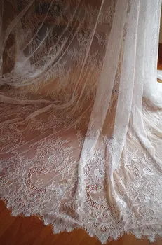 

ivory chantilly lace trim, bridal lace fabric