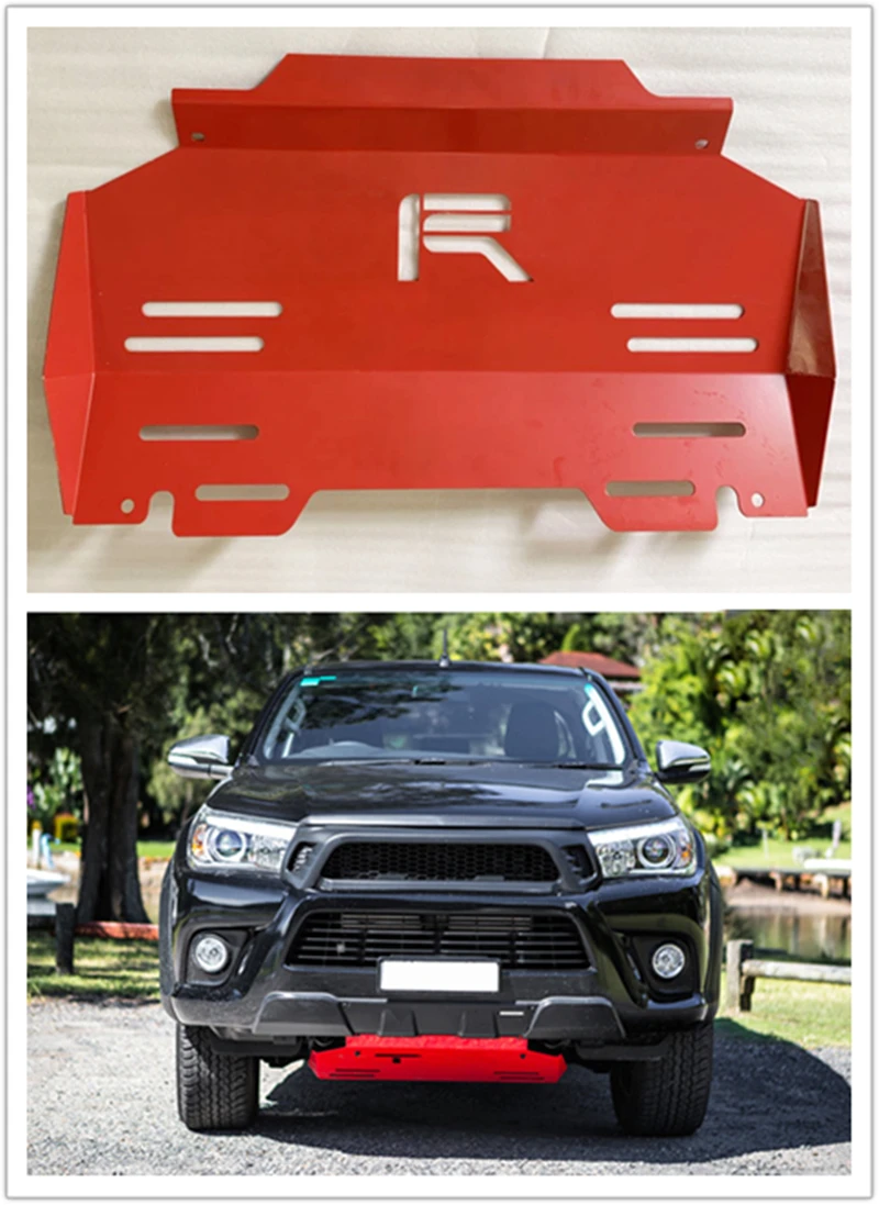 

CAR ACCESSORIES Fit For hilux revo pickup FRONT Engine base plate car bottom cover plate fit for Hilux revo pickup car 2015-2017
