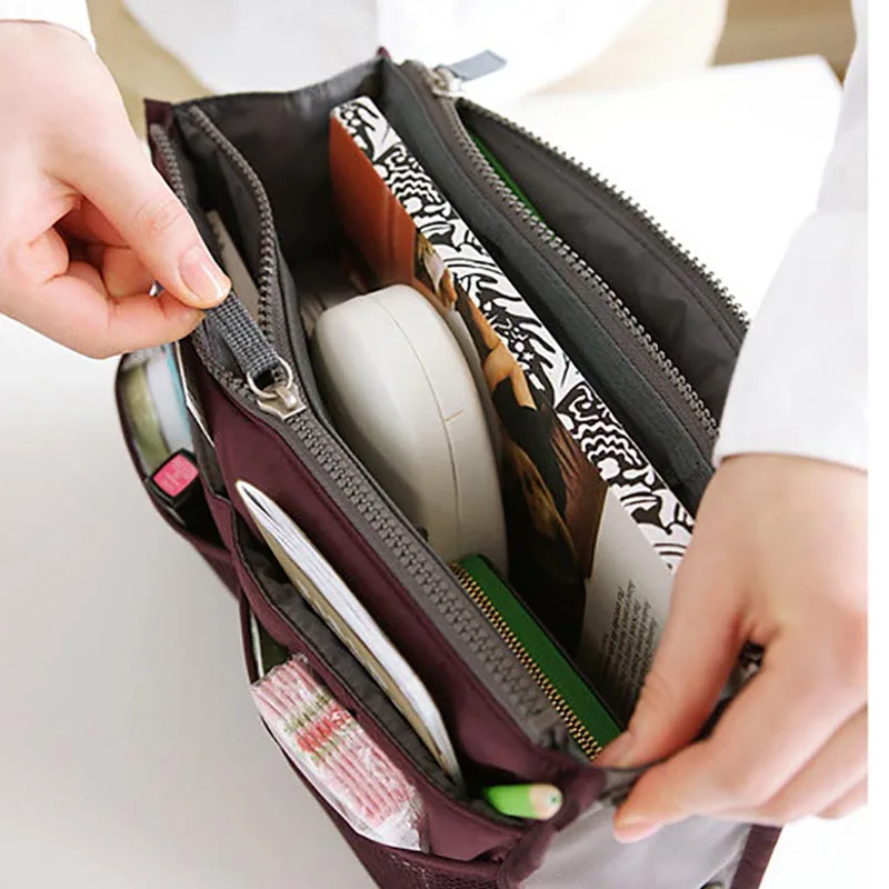 Household Cosmetic bag women/men Organizer Handbag 17 colors Multifunction practical Storage bag make up bag Insert handbag Household Cosmetic bag women/men Organizer Handbag 17 colors Multifunction practical Storage bag make up bag Insert handbag