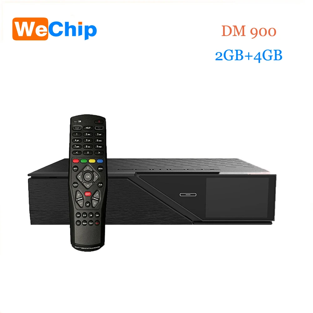 

Wechip Newest Model dm900hd 4k E2 DVB-S2/C/T2 Tuner dm 900 UHD 4GB Flash 2GB RAM 2160p PVR Linux TV Receiver dm900 hd pk dm800