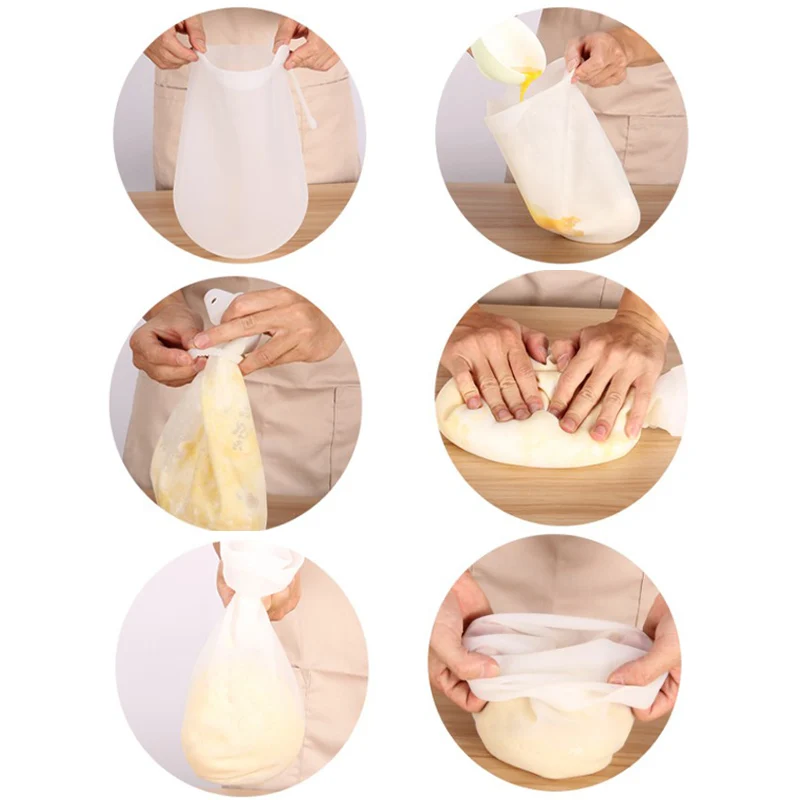 Silicone Kneading Dough Pastry Bag Baking Dish Baking Molds Silicone Mat Confectionery Blender Bag Kitchen Tools Bakery Tools