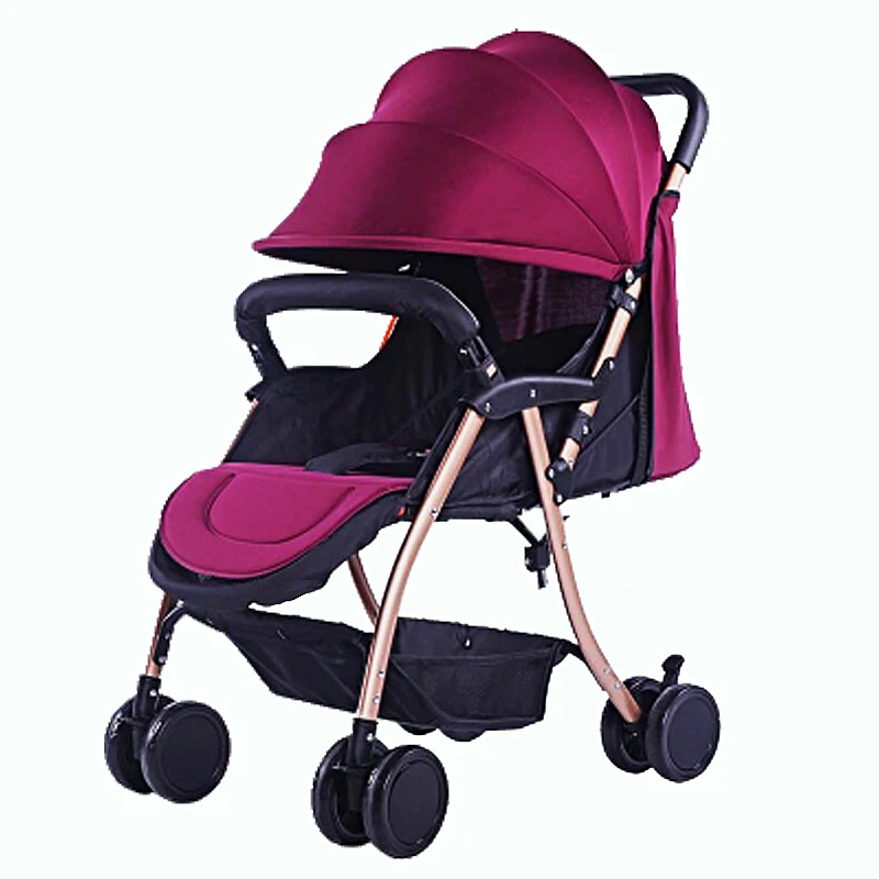 Baby Stroller Lightweight Portable Folding Baby Trolley Newborn Baby